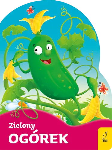 Okładka: Zielony ogórek. Wykrojnik