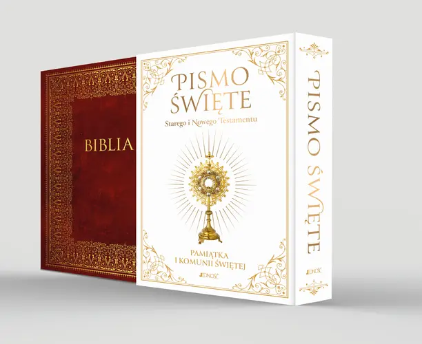 Okładka: Pismo Święte Starego i Nowego Testamentu. Biblia Domowa.