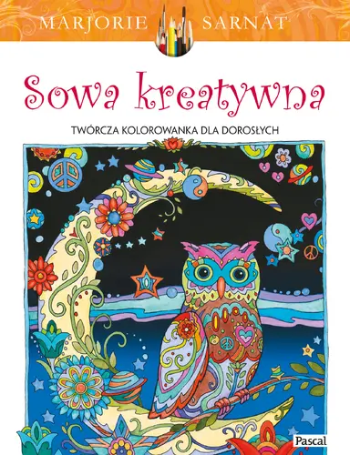 Okładka: Sowa kreatywna. Kolorowanka