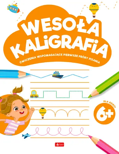 Okładka: Wesoła kaligrafia 6+