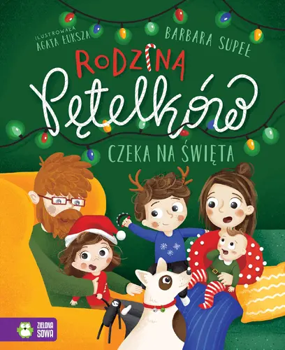 Okładka: Rodzina Pętelków czeka święta