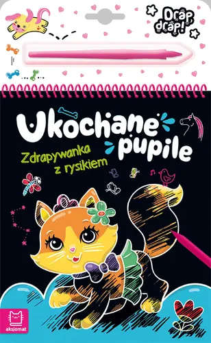 Okładka: Ukochane pupile. Zdrapywanka z rysikiem