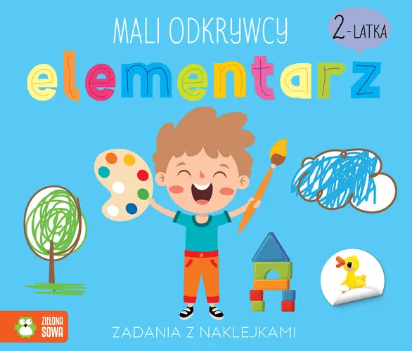 Okładka: Mali odkrywcy. Elementarz 2-latka