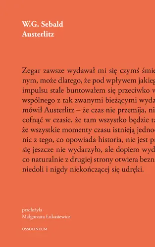 Okładka: Austerlitz