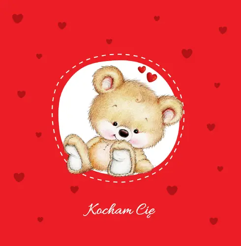 Okładka: Książka upominek Kocham Cię