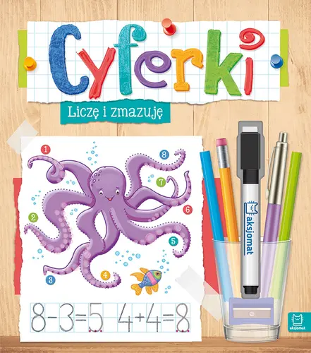 Okładka: Cyferki. Liczę i zmazuję. Wydanie specjalne