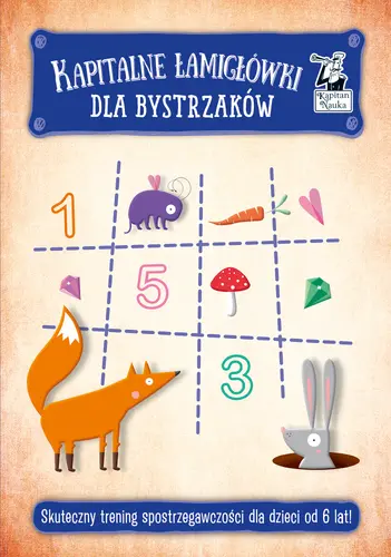 Okładka: Kapitan Nauka. Kapitalne łamigłówki dla bystrzaków