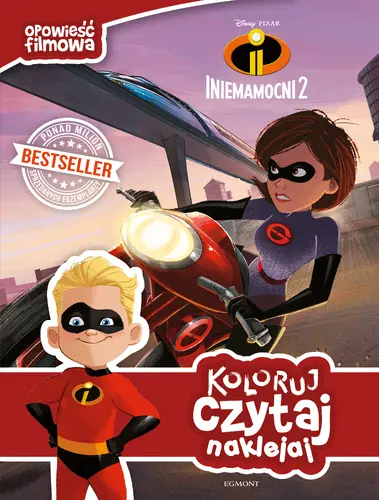 Okładka: Iniemamocni 2. Koloruj, czytaj, naklejaj