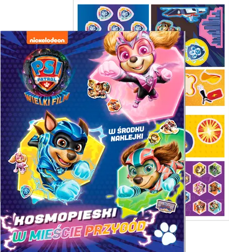 Okładka: Psi Patrol. Wielki film. Pieski , kamera , akcja.