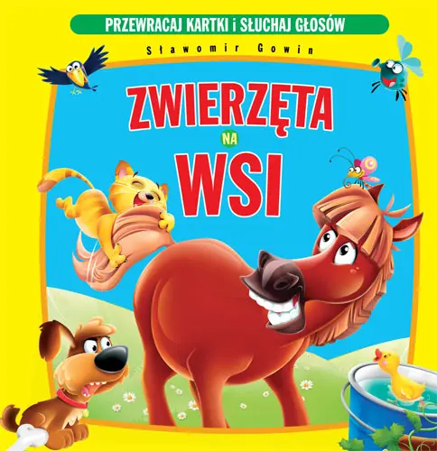 Okładka: Zwierzęta na wsi. 5 głosów zwierząt