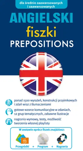 Okładka: Angielski fiszki Prepositions