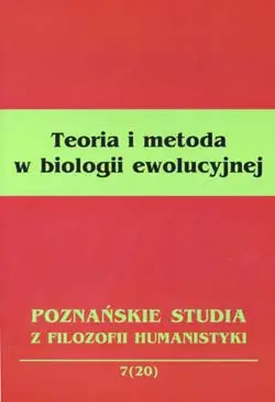 Okładka: Teoria i metoda w biologii ewolucyjnej