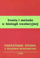 Okładka: Teoria i metoda w biologii ewolucyjnej