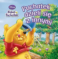 Okładka: Puchatek dzieli się z innymi