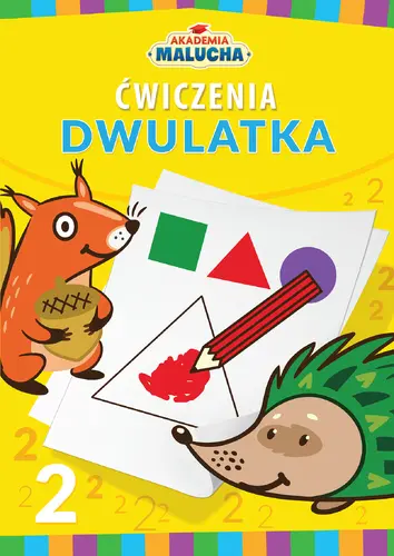 Okładka: Akademia malucha Ćwiczenia dwulatka