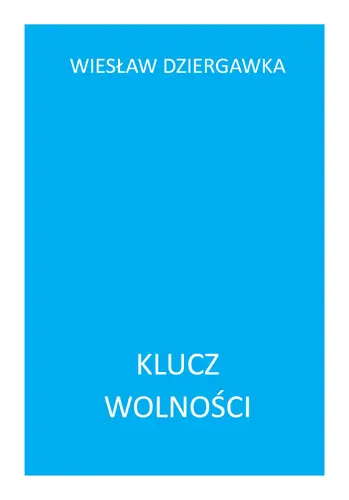 Okładka: Klucz wolności