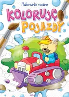 Okładka: Koloruję pojazdy. Malowanki wodne