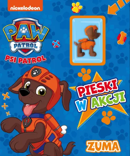 Okładka: Psi Patrol. Pieski w Akcji. Zuma.