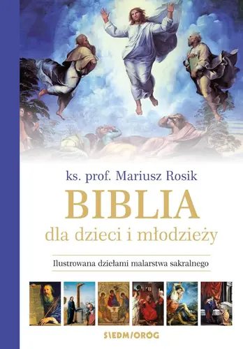 Okładka: Biblia dla dzieci i młodzieży. Ilustrowana dziełami malarstwa sakralnego