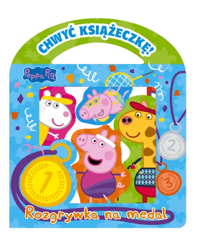 Okładka: Peppa Pig. Chwyć Książeczkę. Rozrywka na medal
