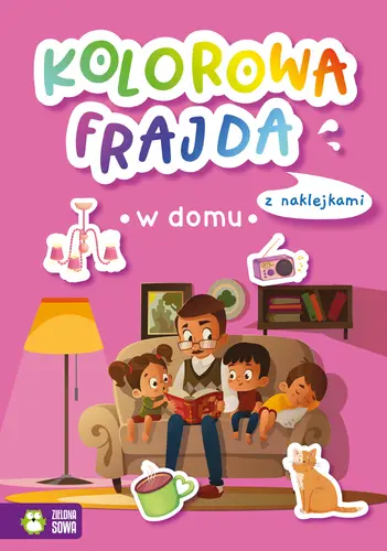 Okładka: Kolorowa frajda. W domu