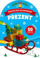 Okładka: Prezent. Świąteczne kolorowanki