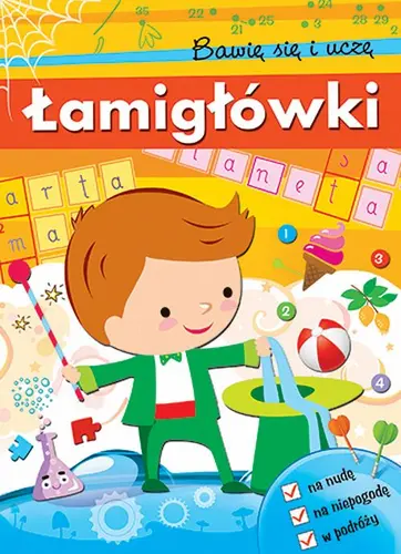 Okładka: Łamigłówki. Bawię się i uczę
