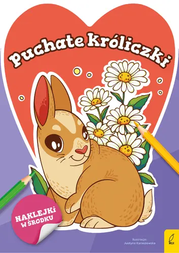 Okładka: Słodkie zwierzaki. Puchate króliczki
