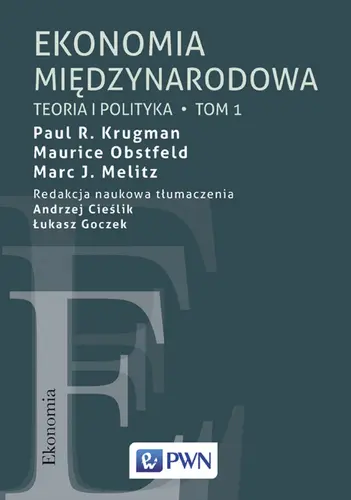 Okładka: Ekonomia międzynarodowa. TOM 1