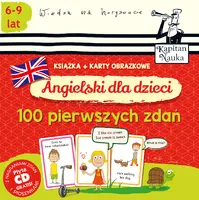 Okładka: Angielski dla dzieci. 100 pierwszych zdań (książka + karty obrazkowe)