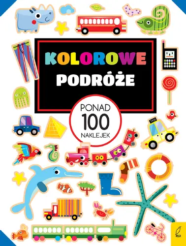 Okładka: Ponad 100 naklejek. Kolorowe podróże