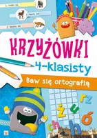 Okładka: Krzyżówki 4-klasisty. Baw się ortografią.