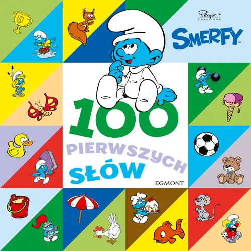 Okładka: Smerfy. 100 pierwszych słów