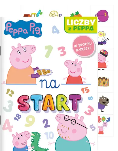 Okładka: Peppa Pig. Na start... cz. 5 Liczby z Peppą