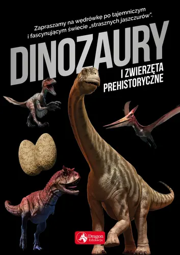 Okładka: Dinozaury i zwierzęta prehistoryczne