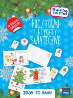 Okładka: Święta, święta! Pocztówki i etykiety świąteczne. Zrób to sam