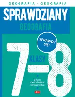Okładka: Sprawdziany dla klasy 7-8. Geografia