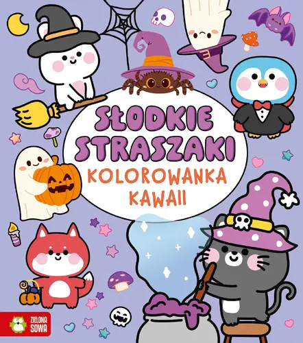Okładka: Kolorowanka Kawaii. Słodkie straszaki