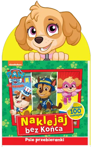 Okładka: Psi Patrol. Naklejaj bez końca cz. 1 Psie przebieranki