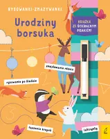 Okładka: Rysowanki-zmazywanki. Urodziny borsuka