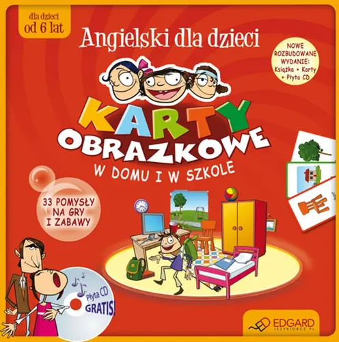 Okładka: Angielski Karty dla dzieci - W domu NOWA EDYCJA