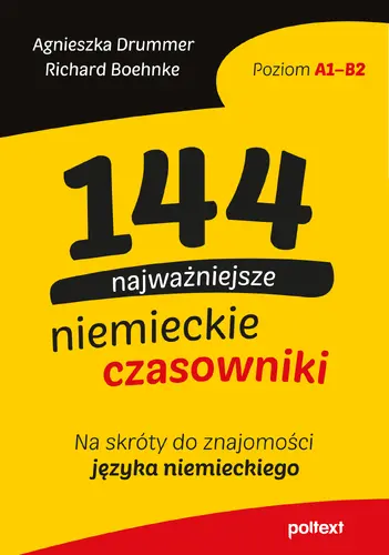 Okładka: 144 najważniejsze niemieckie czasowniki
