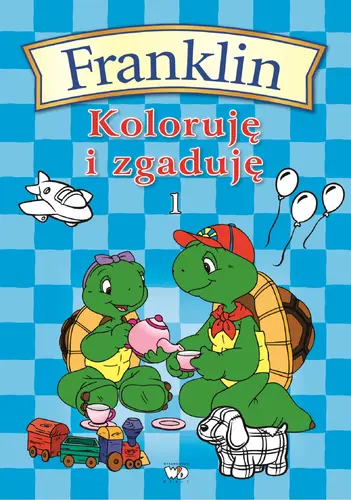 Okładka: Franklin - koloruję i zgaduję 1
