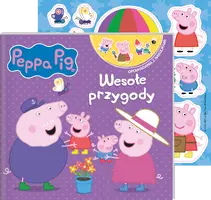 Okładka: Peppa Pig. Opowiadania z naklejkami 12. Wakacyjne przygody