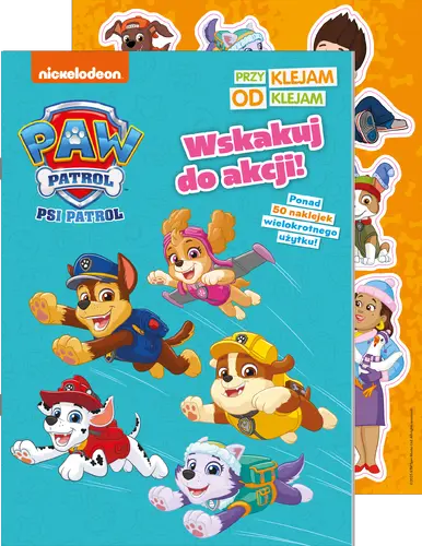 Okładka: Psi Patrol. Przyklejam Odklejam