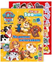 Okładka: Psi Patrol. Baw się! 500 naklejek. Na pomoc zwierzakom