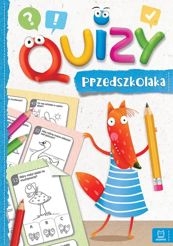 Okładka: Quizy przedszkolaka. Niebieskie