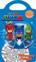 Okładka: PJ Masks. Zakręcone labirynty. Pidżamersi ruszają!