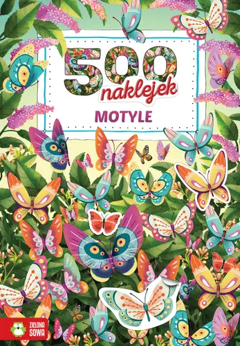 Okładka: 500 naklejek. Motyle