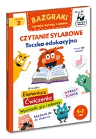 Okładka: Bazgraki czytają wyrazy i zdania. Czytanie sylabowe. Teczka edukacyjna. Kapitan Nauka